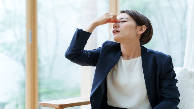 目薬では改善しなかった眼精疲労と視界異常